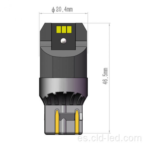 T20 7443 W21/5W CAR LED LEJOR DE FRENO